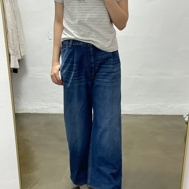 MaxMara 와이드 데님 팬츠