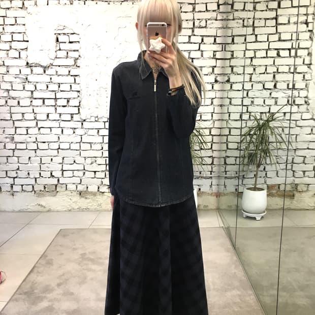 버버리 데님 카라 자켓 