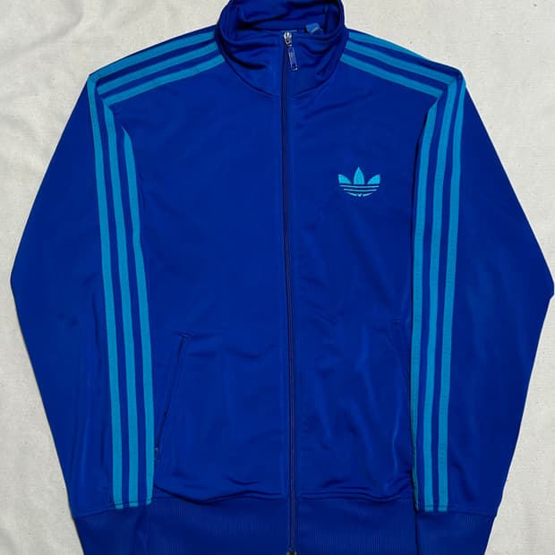 🫶🏻아디다스 파이어버드 스카이블루라인 블루 Track top🫶🏻