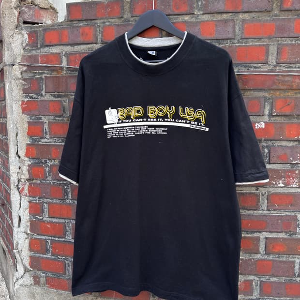 배드보이 레이어드 반팔티셔츠 