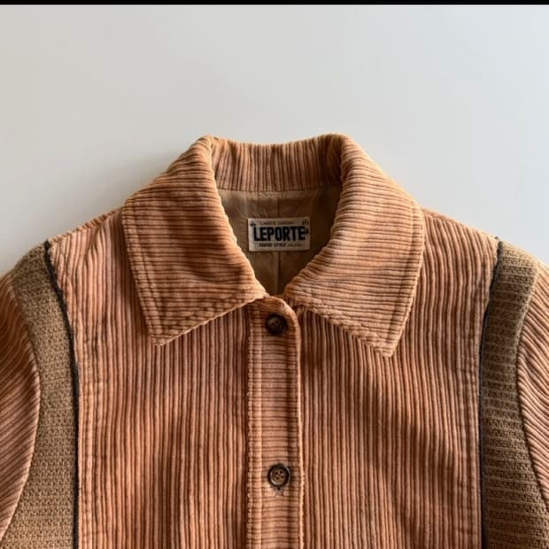 빈티지 코듀로이 여성 자켓