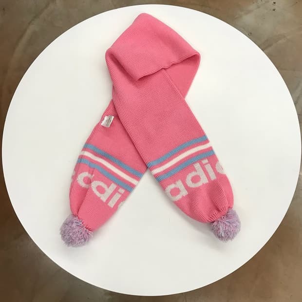 아디다스 배색 머플러 목도리