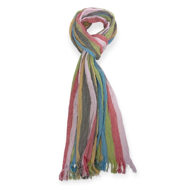 이세이미야케멘 플리츠 주름 머플러 목도리