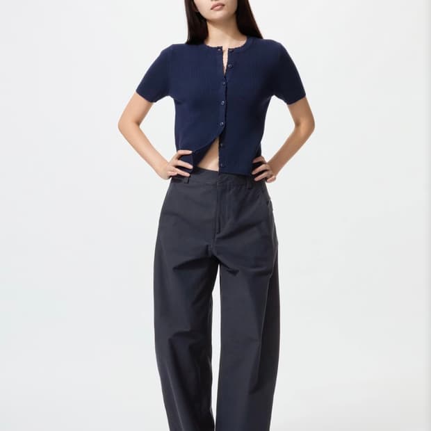 유니클로 저지배럴레그팬츠(L)