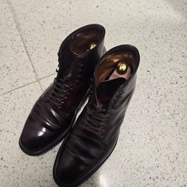 Alden 귀한매물 코도반 플레인토 부츠