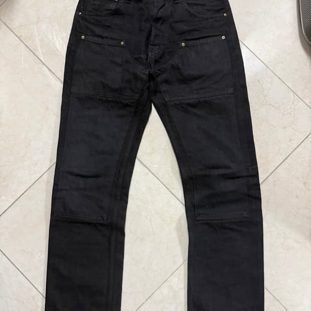 트로피 클로딩 1908 블래키 더블니 데님 팬츠