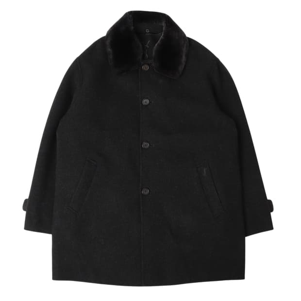 입생로랑 시어링 울 캐시미어 하프 코트