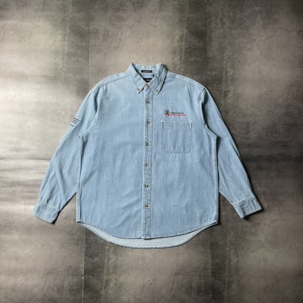 ULTRACLUB 빈티지 코튼 데님 셔츠 A00587