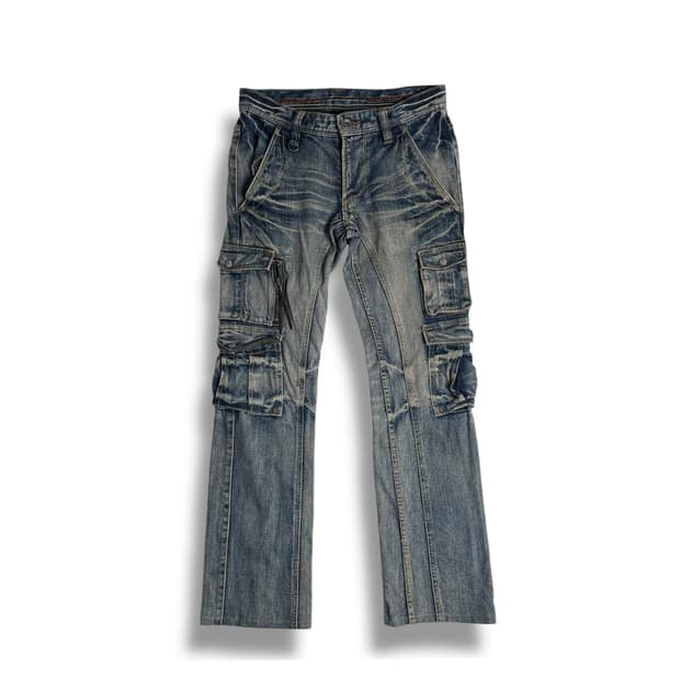 Nicole club 멀티 포켓 슬림 팬츠