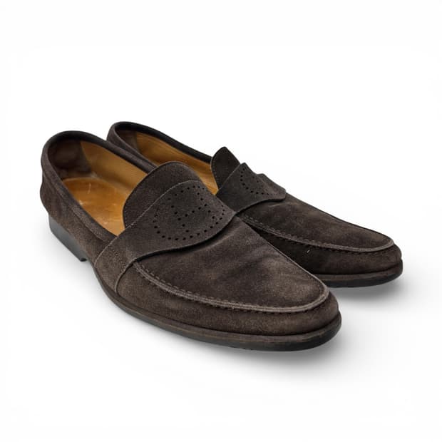 에르메스 스웨이드 로퍼