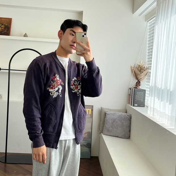 캡틴산타 집업 블루종(남녀공용