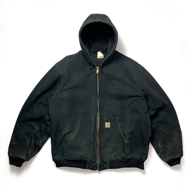 빈티지 USA 칼하트 덕액티브 자켓 블랙