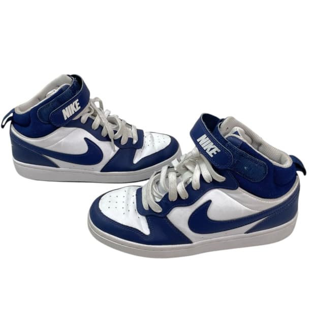 나이키 Nike 화이트 네이비 코트 버로우 미드2 245