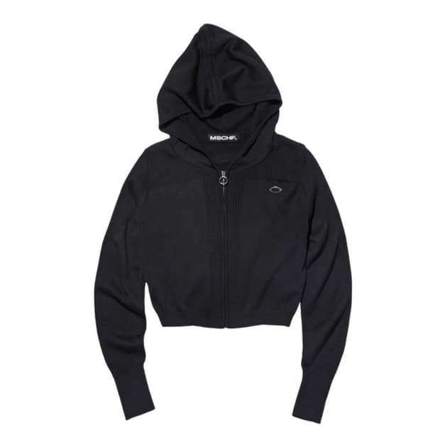 미스치프 롬버스 니티드 후드 블랙 S