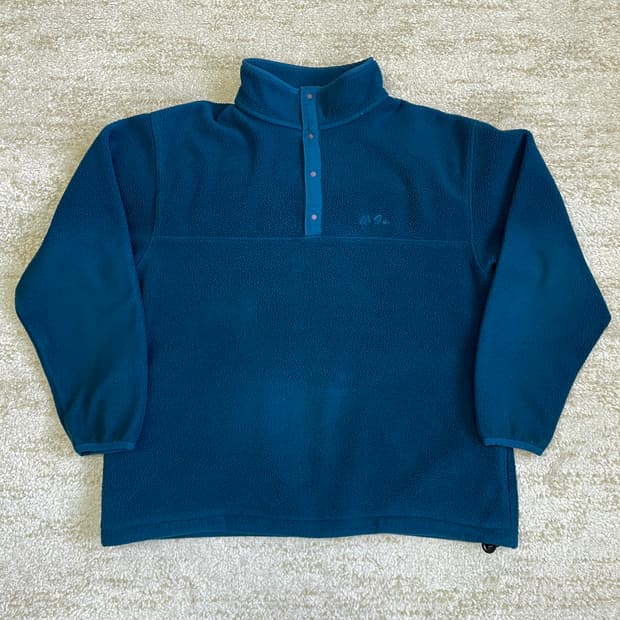 [XL] 90s L.L.Bean 스냅 플리스 로고 풀오버 후리스 자켓