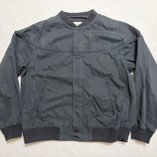 [L] 카키스(Khakis) 워시드 더비자켓 (블랙)