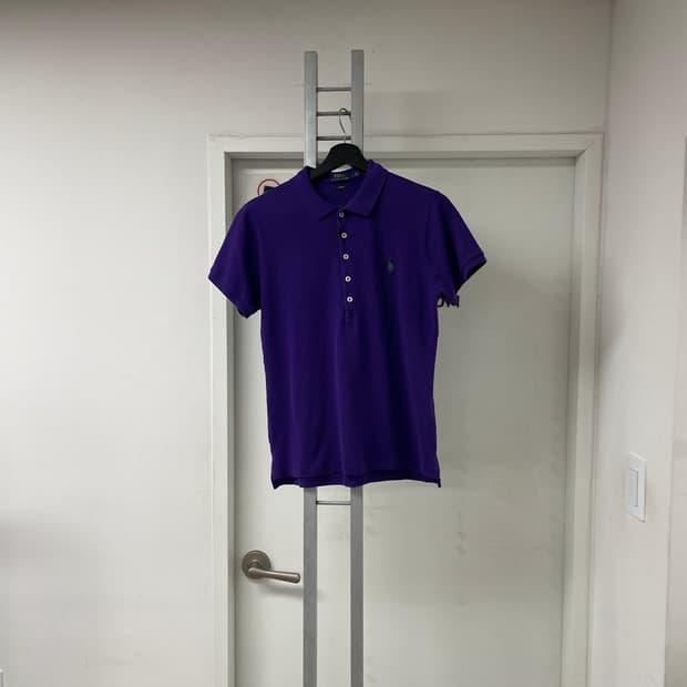 폴로 PK 반팔 카라티 퍼플 L(W)