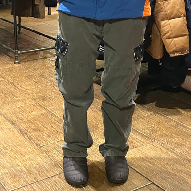 [HI] VTG 패치워크 카고팬츠 카키