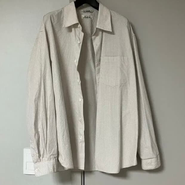 블랭크룸 체크셔츠 1사이즈