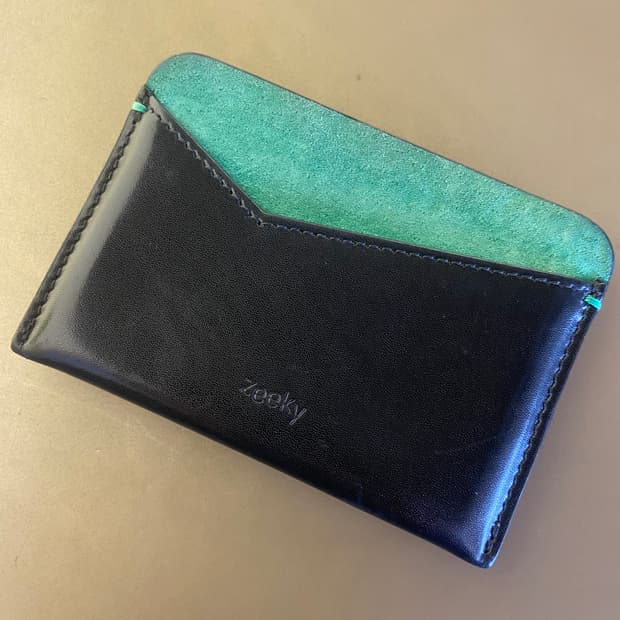 [정품] ZEEKY 지키 소가죽 카드지갑