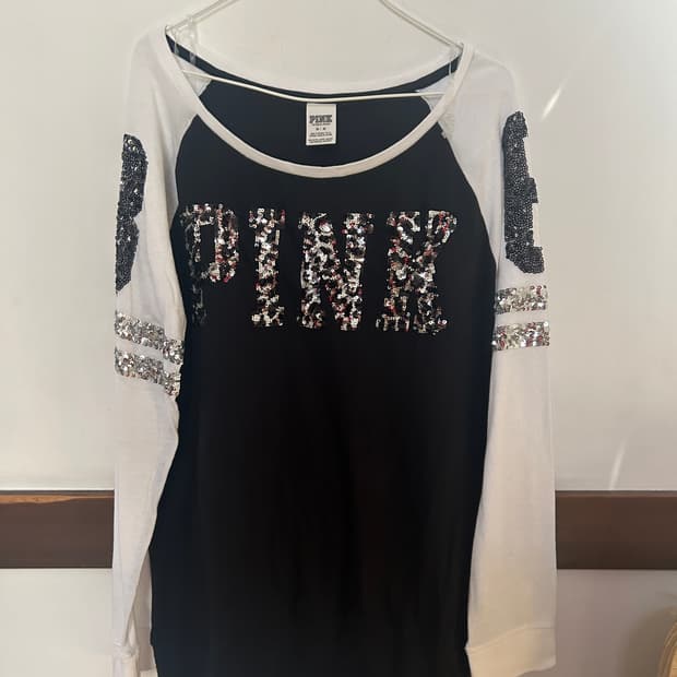 핑크 스팽클 티셔츠 