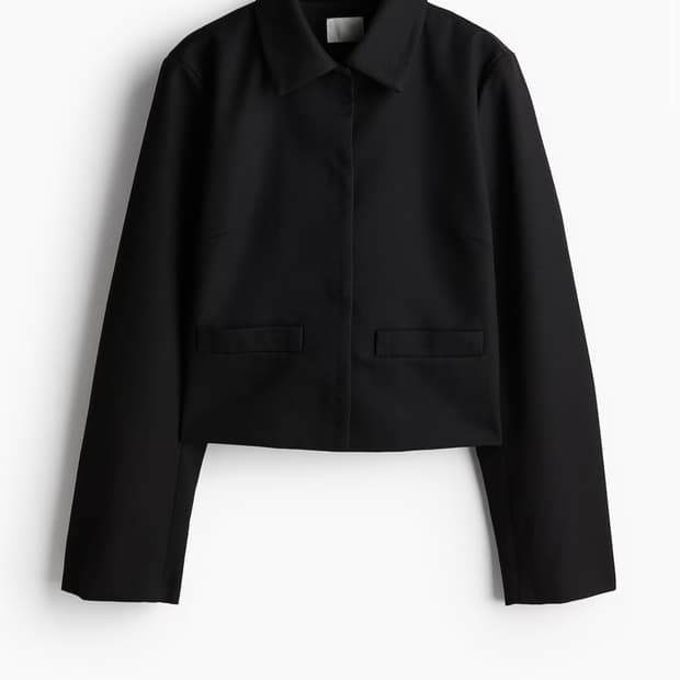 h&m 크롭 블레이저 자켓