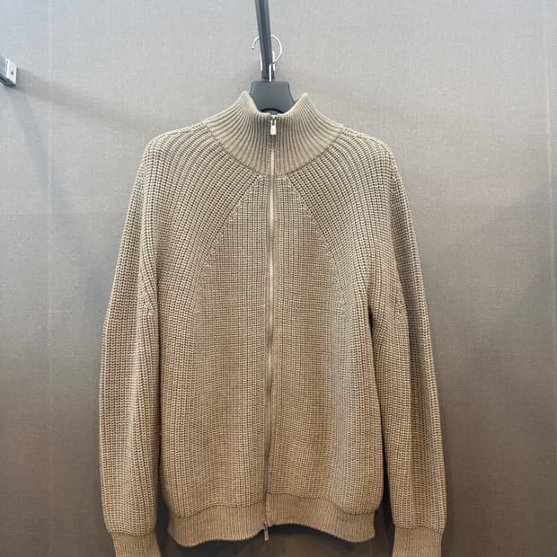 바토너 시그니처 드라이버 니트 집업