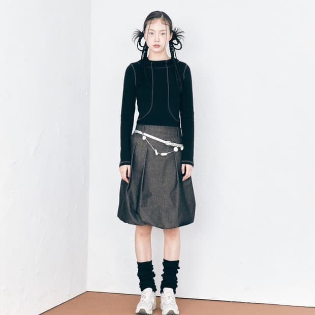 ONSKA BALLOON MIDI SKIRT (2 size)
