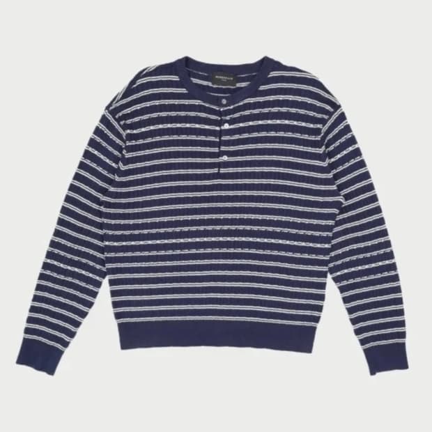 포커페이스 스트라이프 니트 50