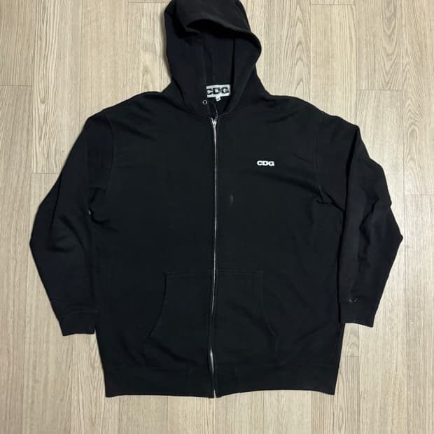 CDG 꼼데가르송 후드집업 블랙