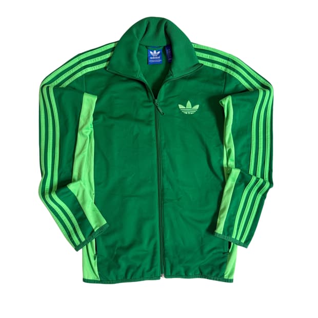 아디다스 구형 트랙탑 구파이어버드 그린 져지 M