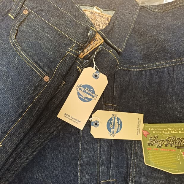 버즈릭슨 WW2 대전판 데님 셋업 자켓 팬츠