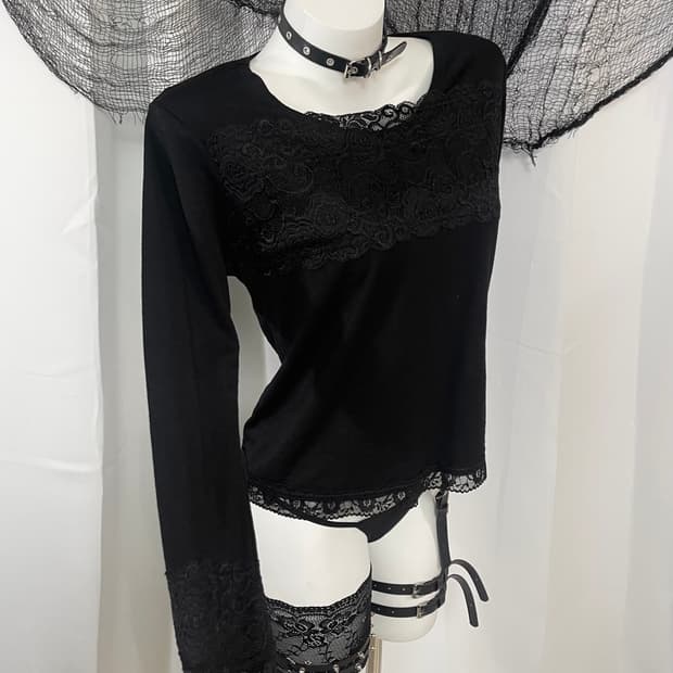 lace t-shirt