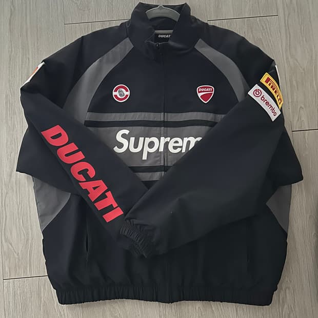슈프림 X 두카티 트랙 자켓 M