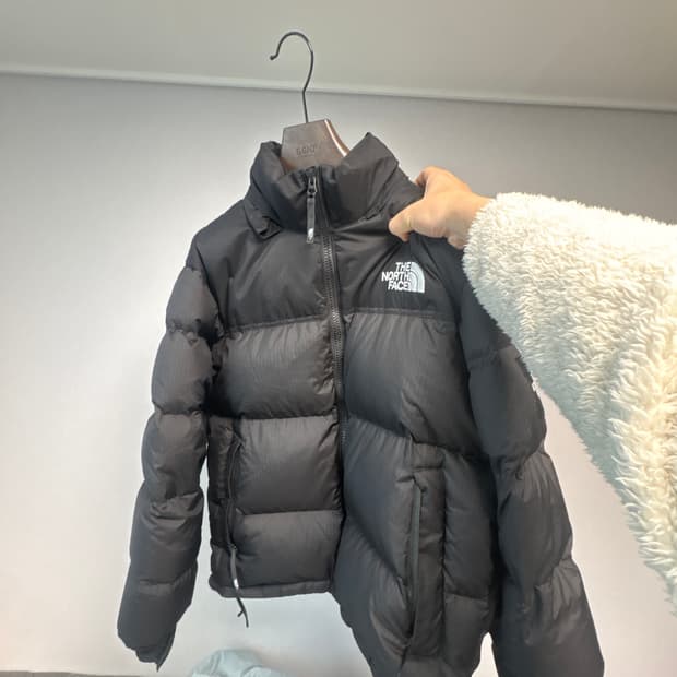 노스페이스 눕시 무광 화이트라벨 노벨티 패딩