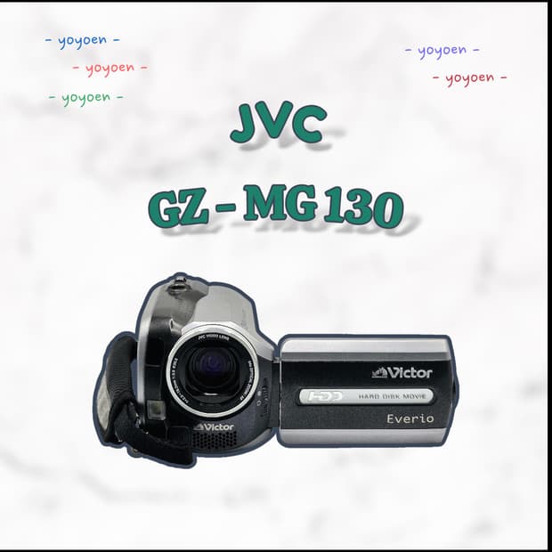 JVC GZ-MG130 빈티지캠코더