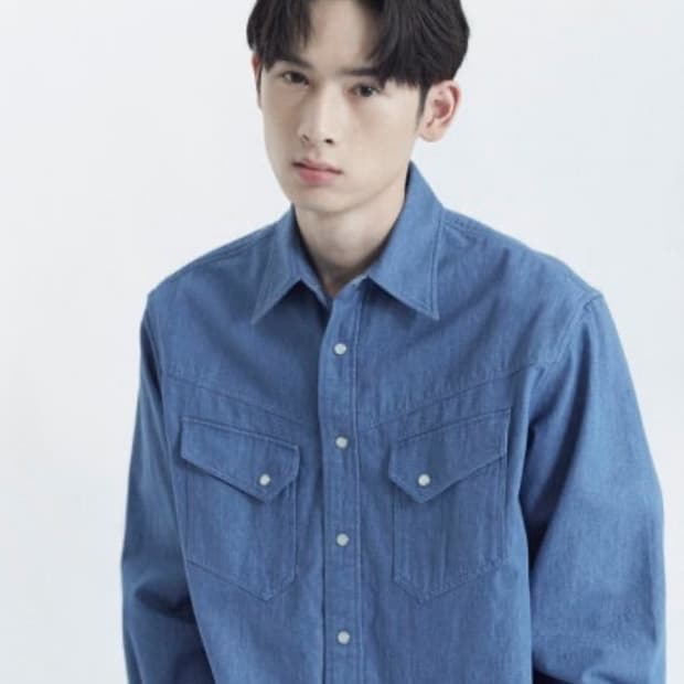 홈그로운서플라이(HGS) 데님 셔츠, SM