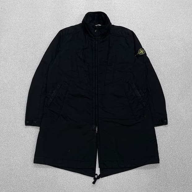 스톤아일랜드 다비드-TC 야상 자켓 블랙