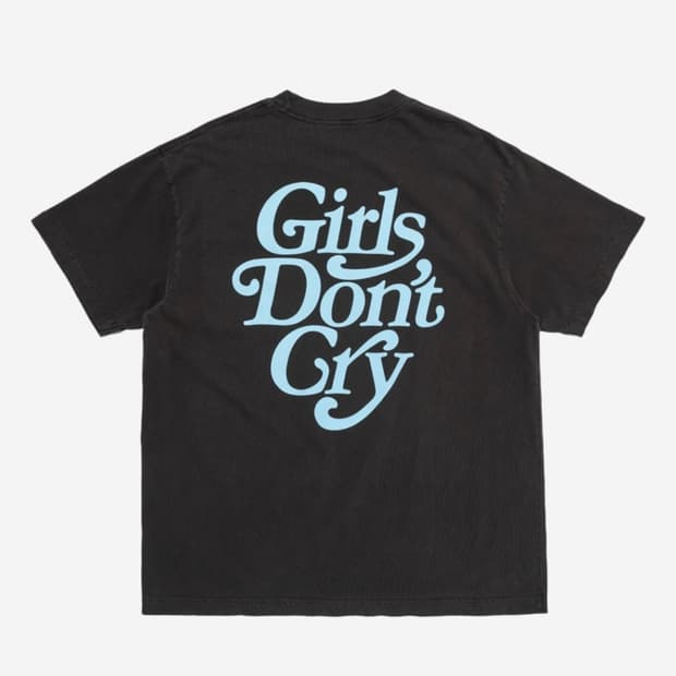L) 베르디 로고 반팔 티셔츠 차콜 verdy girls dont cry