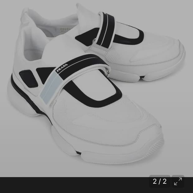 프라다 19ss 클라우드 버스트 스니커즈 화이트블랙