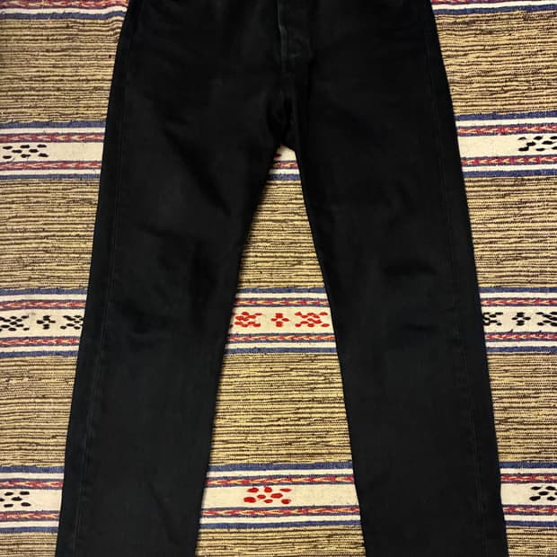 (32)00s 빈티지 리바이스 501 흑청 데님 블랙진 청바지
