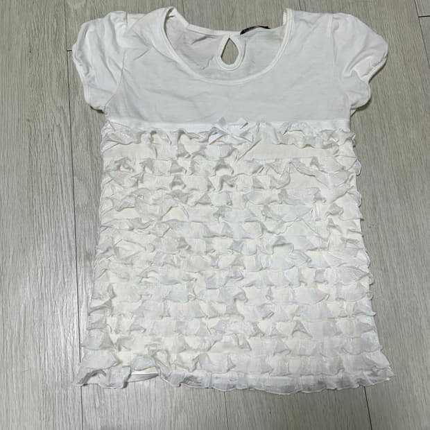 빈티지 레이스 반팔 