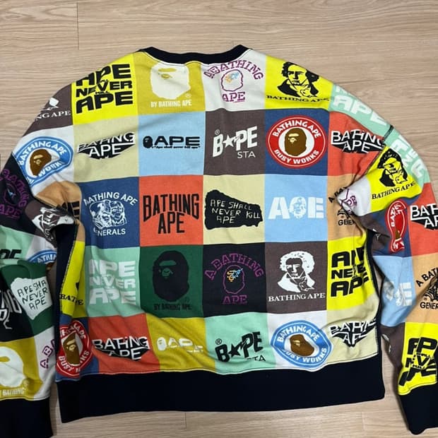 빈티지 베이프 맨투맨