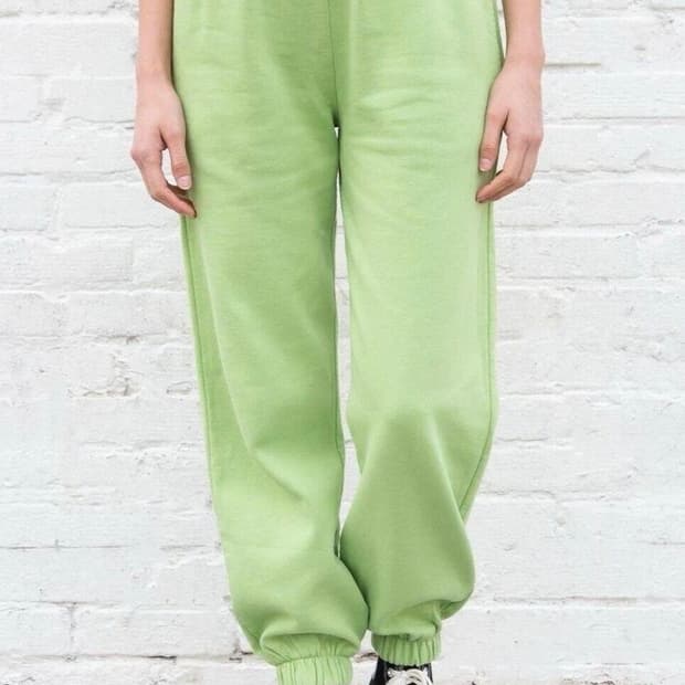 [Brandy Melville] Lime Green Sweatpants