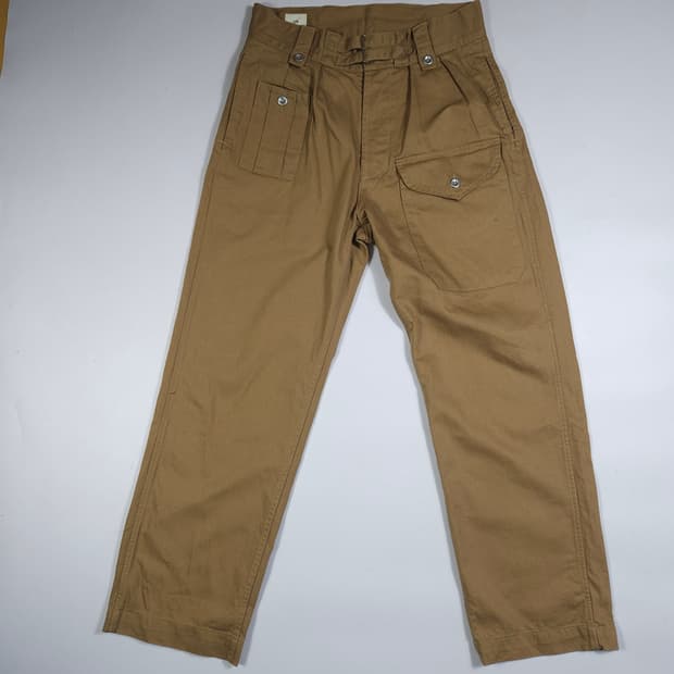 브론슨 논스탁 영국군 트라우저 바지