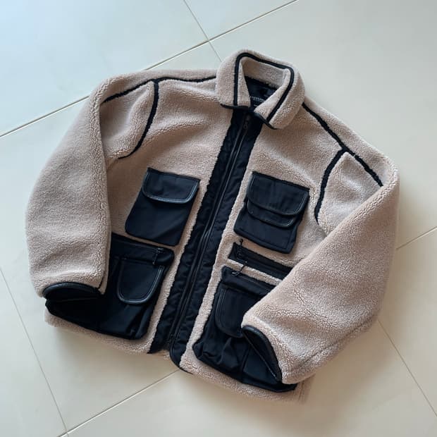 이스트로그 쉐어링 퍼 플리스 자켓 점퍼 s 95-100