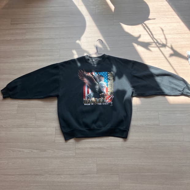 빈티지 할리데이비슨 맨투맨