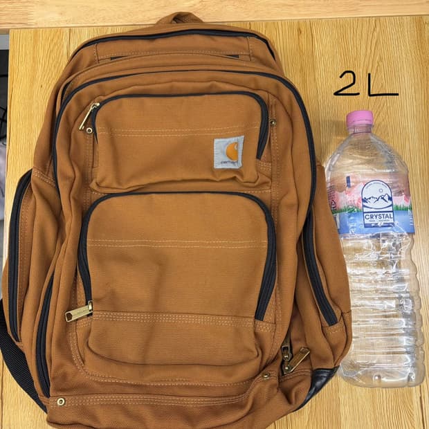 칼하트 브라운 레거시 디럭스 백팩