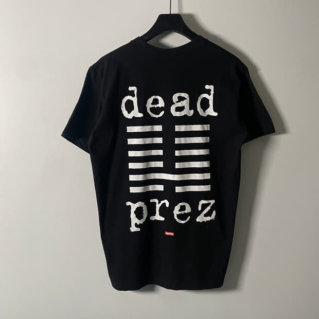 19AW 슈프림 X 데드 프레즈 프린팅 반팔티 (on.872)