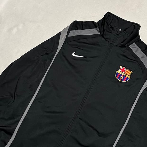 L 나이키 바르셀로나 그레이 블랙 라인 져지